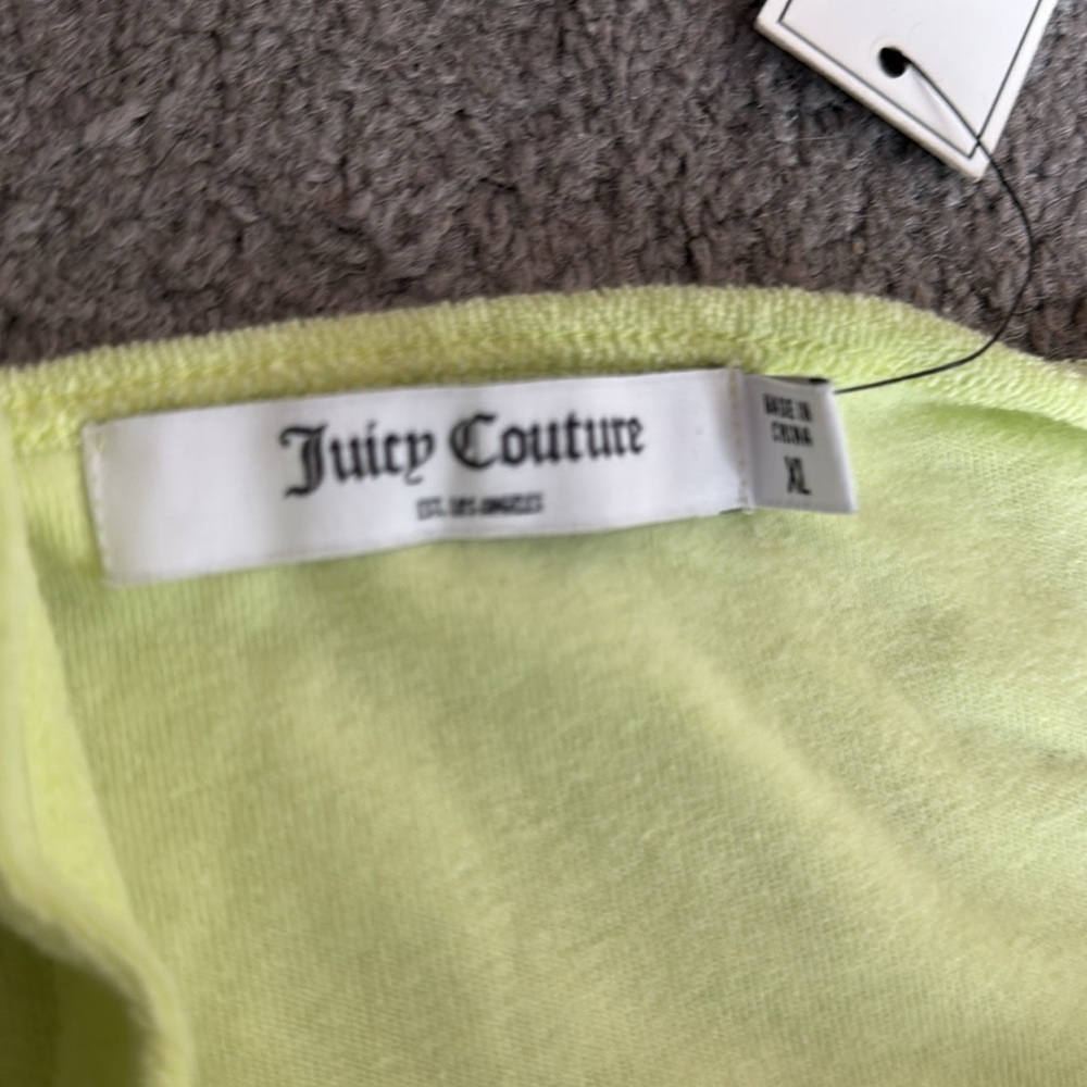 Juicy Couture Yellow Terry Cloth Dress Coverup Exclusive UO S NWT Keyhole Mini - Picture 7 of 7